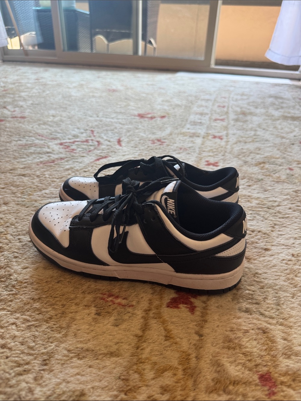 Nike Black and White Low-Top Sneakers